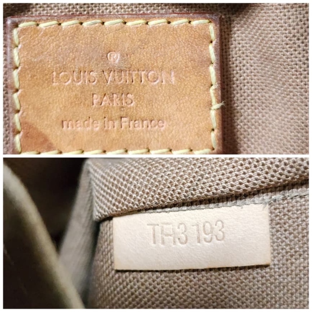 Authentic LOUIS VUITTON Monogram Palermo PM Shoulder Bag Brown - Picture 4 of 16